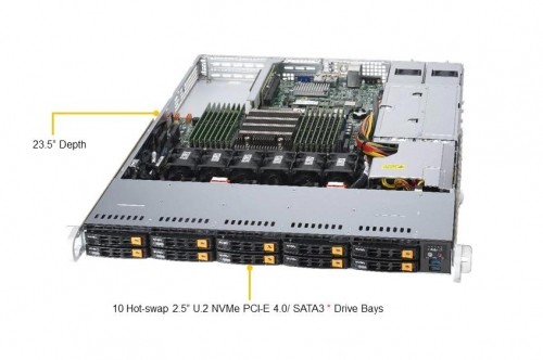 SERVER SYSTEM 1U SAS/SATA/AS-1114S-WN10RT SUPERMICRO image 1