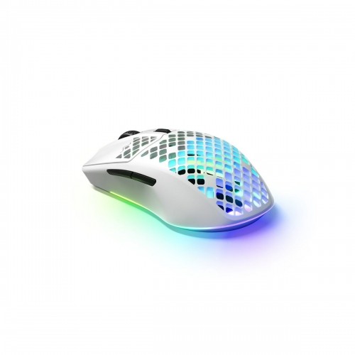 Mouse SteelSeries Aerox 3 White Multicolour Monochrome image 1