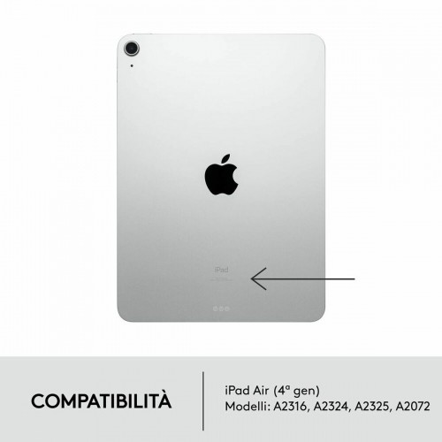 Клавиатура Logitech iPad Air 2020 Серый image 1