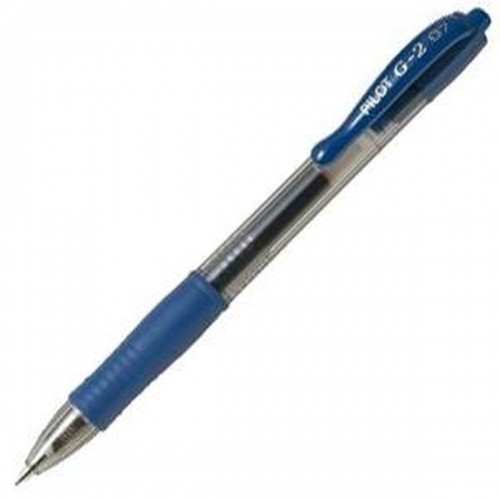 Gel pen Pilot BL-G2-7 Blue 12 Units image 1