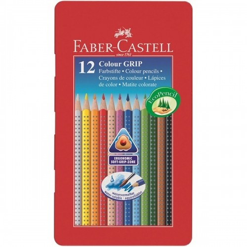 Colouring pencils Faber-Castell 112413 Multicolour (12 Pieces) image 1