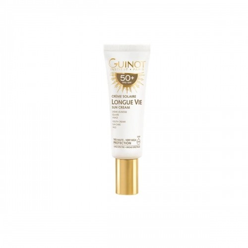 Facial Sun Cream Guinot Longue Vie SPF 50+ 50 ml Anti-ageing image 1