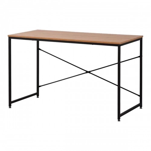 Desk EDM 75195 Black Wood Metal 120 x 60 x 74 cm image 1