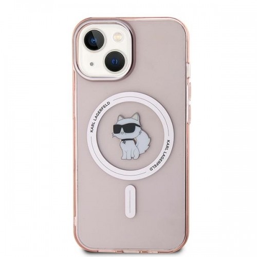 Karl Lagerfeld KLHMN61HFCCNOP iPhone 11 | Xr 6.1" różowy|pink hardcase IML Choupette MagSafe image 1