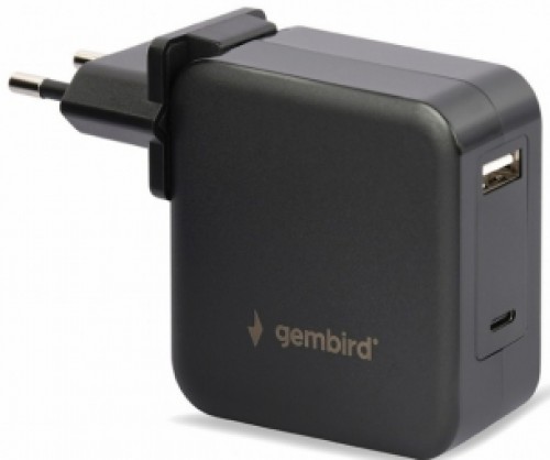 Gembird Universal 60W USB Type-C PD Laptop charger image 1