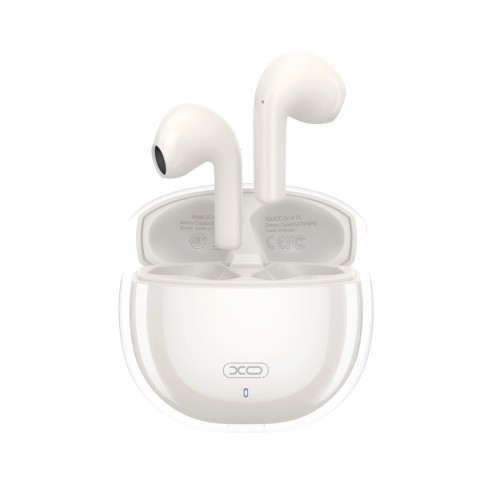 XO Bluetooth earphones G16 TWS white ENC image 1