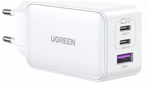 Ugreen 15334 Зарядное устройство Nexode USB-A / 2x USB-C / 65W image 1