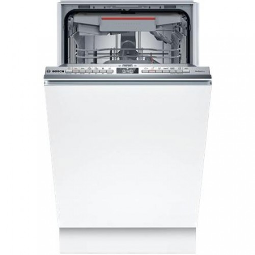 Bosch Dishwasher | SPV6YMX01E | Built-in | Width 45 cm | Number of place settings 10 | Number of programs 6 | Energy efficiency class B | Display | AquaStop function | White image 1
