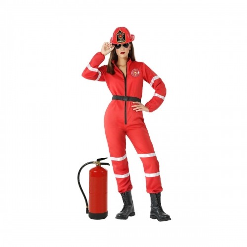 Costume for Adults BOMBER Red (Refurbished A) image 1