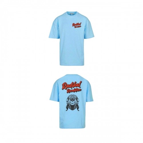 Vīriešu Krekls ar Īsām Piedurknēm RADIKAL Bear Debesu zils XXL image 1