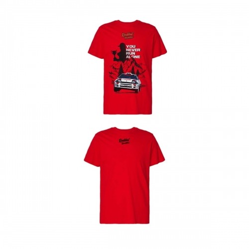 Men’s Short Sleeve T-Shirt RADIKAL YOU NEVER RUN ALONE Red XXXL image 1