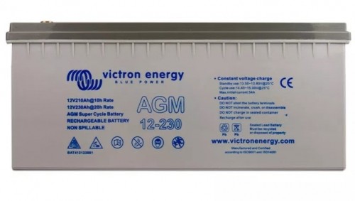 Victron Energy AGM Super 12/230 M8 gel battery image 1