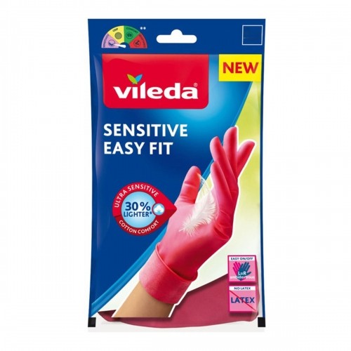 Nitrile gloves Vileda Easy Fit 168411 S image 1