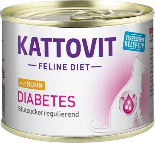 KATTOVIT Feline Diet Diabetes - wet cat food - 185g image 1