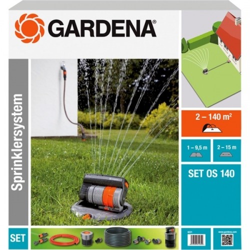 Gardena Komplett-Set mit Versenk-Viereckregner OS 140, Sprinklersystem image 1