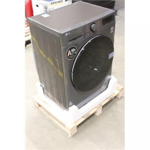 SALE OUT. LG F2WR508S2M Washing machine, A-10%, Front loading, Washing capacity 8 kg, Depth 47.5 cm, 1200 RPM, Middle Black REFURBISHED, DENTS ON SIDE, SCRATCHED | Washing Machine | F2WR508S2M | Energy efficiency class A-10% | Front loading | Washing capa image 1