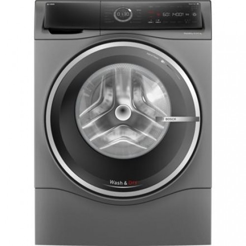 Bosch | Washing Machine | WNC254ARSN | Energy efficiency class A/D | Front loading | Washing capacity 10.5 kg | 1400 RPM | Depth 62.2 cm | Width 59.8 cm | LED | Drying system | Drying capacity 6 kg | Steam function | Dosage assistant | Grey image 1