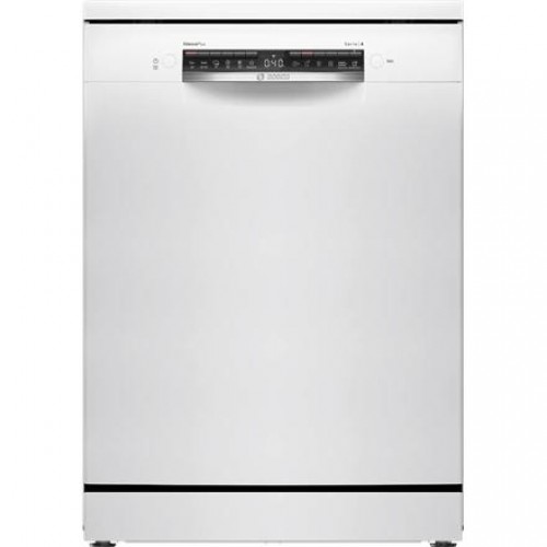 Bosch | Dishwasher | SMS4HMW06E | Free standing | Width 60 cm | Number of place settings 14 | Number of programs 6 | Energy efficiency class D | Display | AquaStop function | White image 1