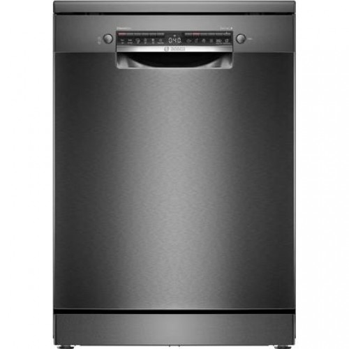 Bosch | Dishwasher | SMS4EMC06E | Free standing | Width 60 cm | Number of place settings 14 | Number of programs 6 | Energy efficiency class B | Display | AquaStop function | Black inox image 1
