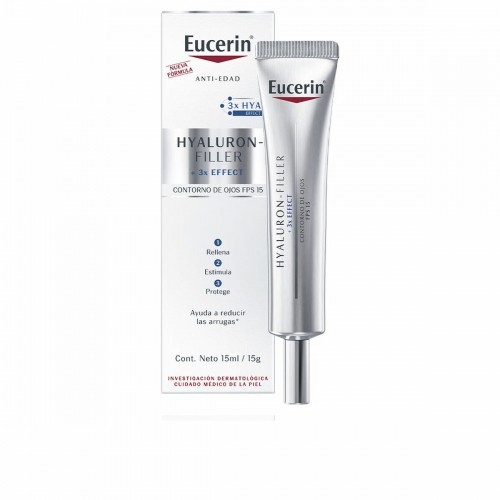 Pretnovecošanas Krēms Zonai ap Acīm Eucerin Hyaluron Filler 15 ml image 1