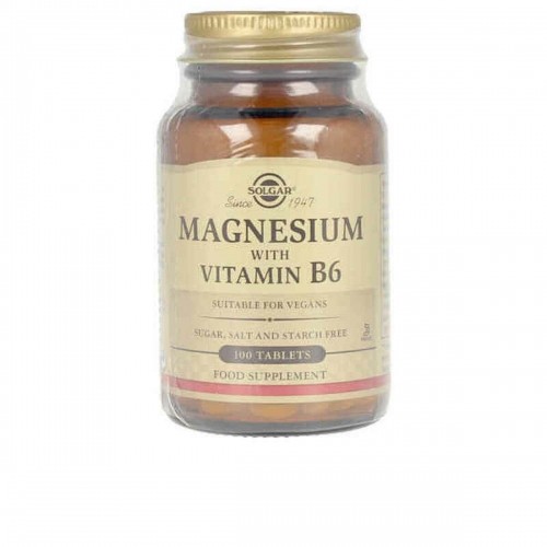 Magnijs + B6 vitamīns Solgar 1720 (100 uds) image 1