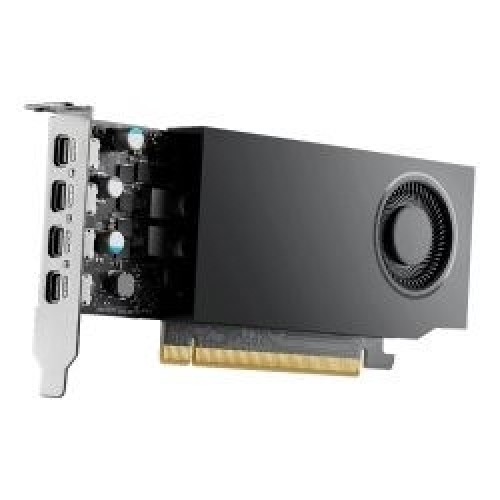 Pny Technologies PNY NVIDIA A1000 8GB GDDR6 128-bit, Low Profile, PCIe 4.0 x8, Single slot, 4 x Mini DisplayPort 1.4a, 50W, LP bracket, 4 x mDP to DP adapter, retial image 1