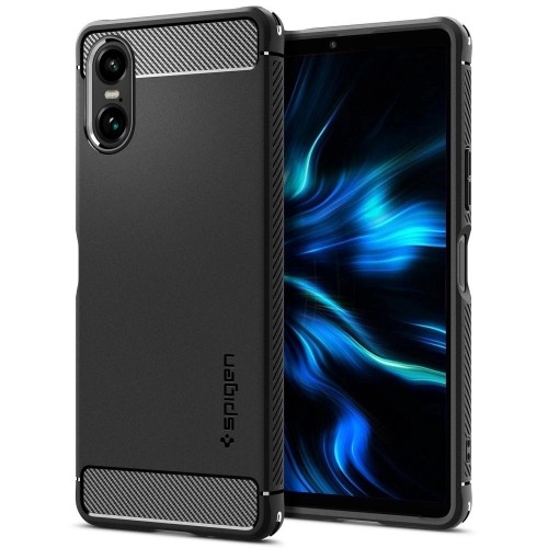 Spigen Rugged Armor case for Sony Xperia 10 VI - matte black image 1