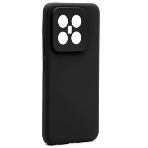 Connect Xiaomi  14 Pro Premium Quality Magnetic Soft Touch Silicone Case Black image 1