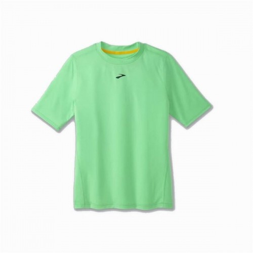 Sieviešu Krekls ar Īsām Piedurknēm Brooks High Point Zaļš image 1
