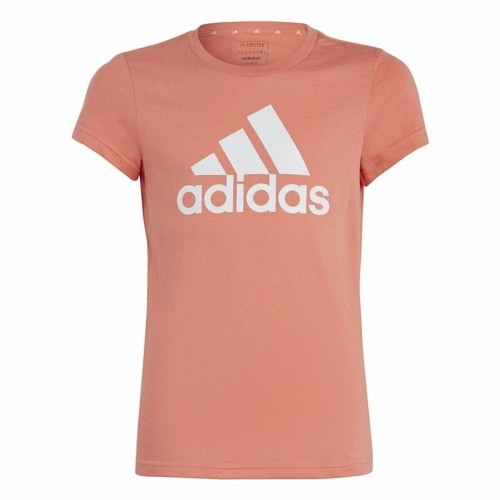 Child's Short Sleeve T-Shirt Adidas Pink image 1