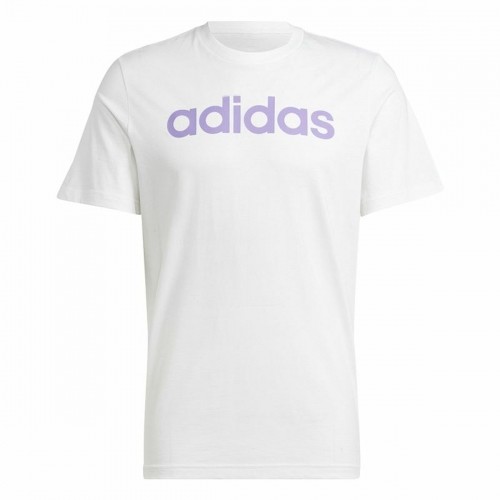 Vīriešu Krekls ar Īsām Piedurknēm Adidas Essentials Balts image 1