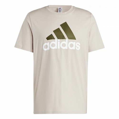 Футболка с коротким рукавом мужская Adidas Essentials Бежевый image 1