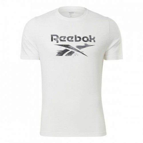 Vīriešu Krekls ar Īsām Piedurknēm Reebok Indentity Modern Camo Balts Kamuflāža image 1