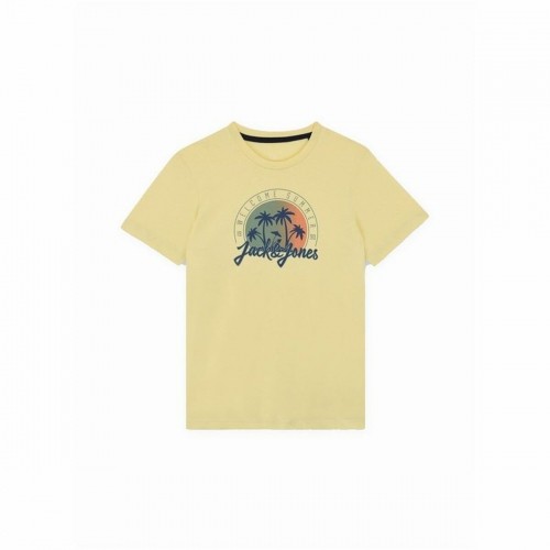 Krekls ar Īsām Piedurknēm Bērniem Jack & Jones Jjsummer Smu Vibe Tee Dzeltens image 1