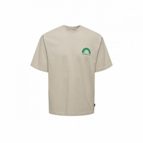 Men’s Short Sleeve T-Shirt Only & Sons Onskasen Rlx Grey image 1