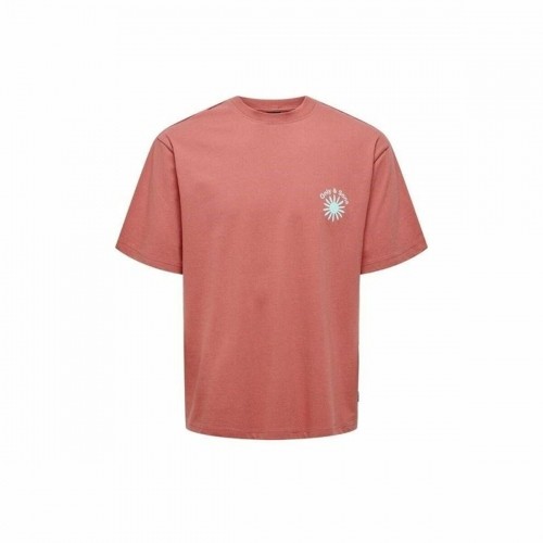 Men’s Short Sleeve T-Shirt Only & Sons Onskasen Rlx Salmon image 1