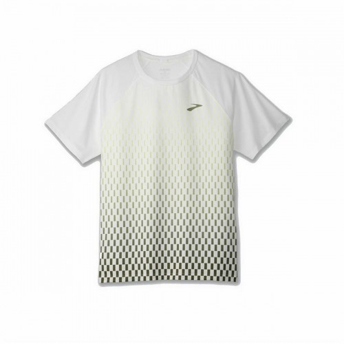 Men’s Short Sleeve T-Shirt Brooks Atmosphere 2.0 White image 1
