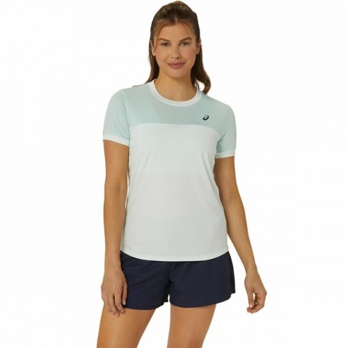 Short-sleeve Sports T-shirt Asics Court White Lady Tennis image 1