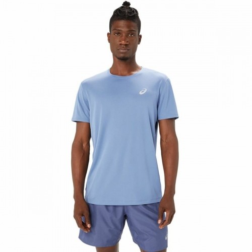 Vīriešu Krekls ar Īsām Piedurknēm Asics Core Zils image 1