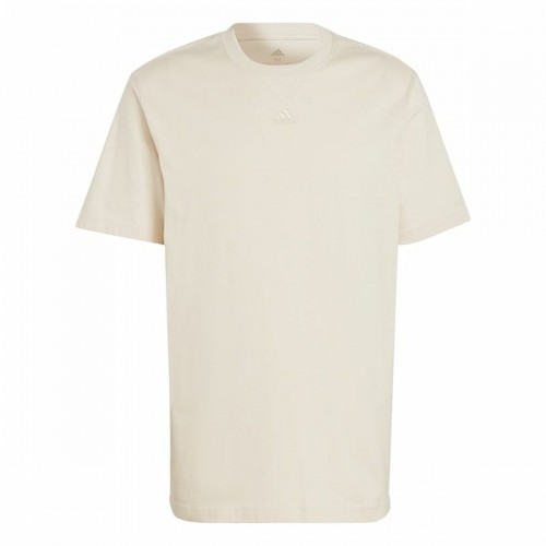 Vīriešu Krekls ar Īsām Piedurknēm Adidas All Szn Bēšs image 1