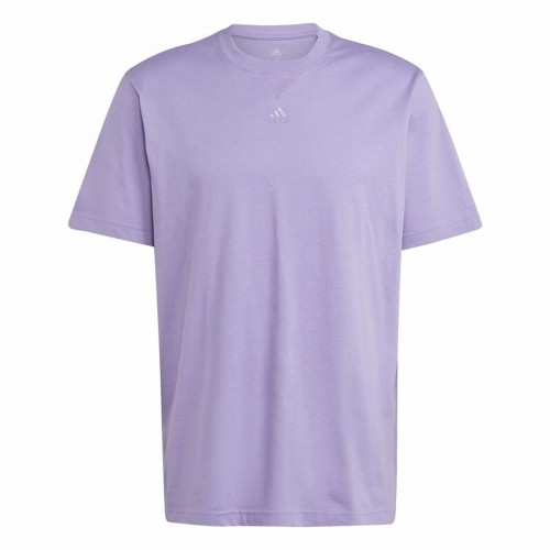 Men’s Short Sleeve T-Shirt Adidas All Szn Purple image 1