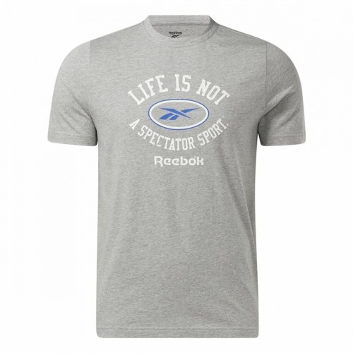 Men’s Short Sleeve T-Shirt Reebok GS Not Spectator Grey image 1