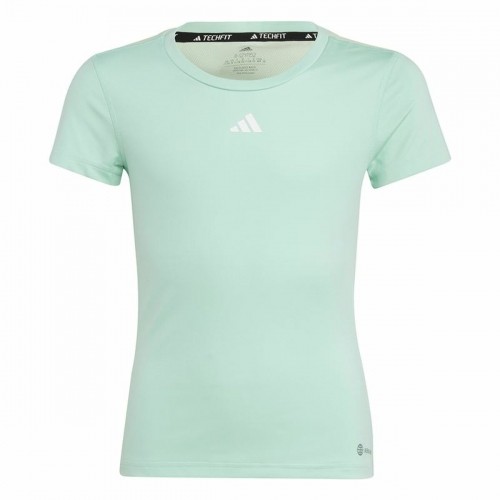 Детский Футболка с коротким рукавом Adidas Techfit Aeroready Sport Icons Зеленый image 1