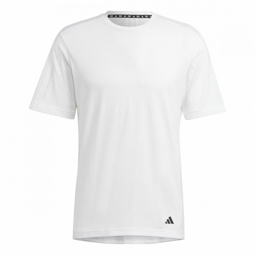 Vīriešu Krekls ar Īsām Piedurknēm Adidas Base Balts image 1