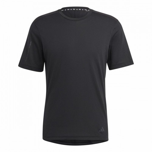 Vīriešu Krekls ar Īsām Piedurknēm Adidas Base Melns image 1