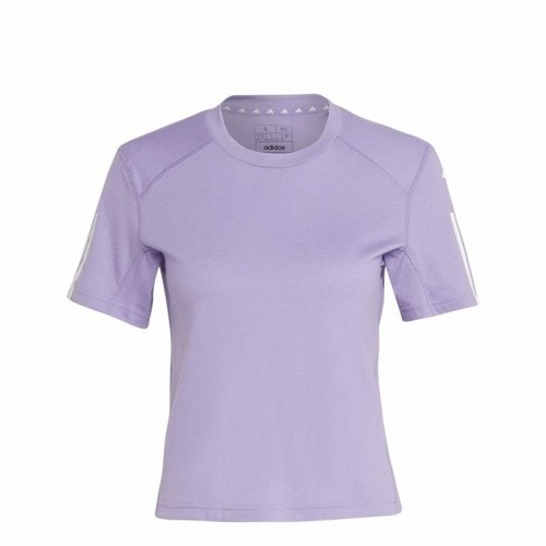 Women’s Short Sleeve T-Shirt Adidas Essentials Plum Lilac image 1