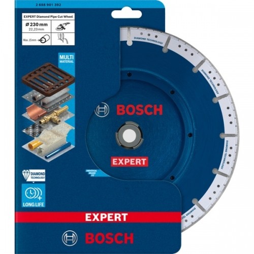 Bosch Diamanttrennscheibe EXPERT Diamond Pipe Cut Wheel, Ø 230mm image 1