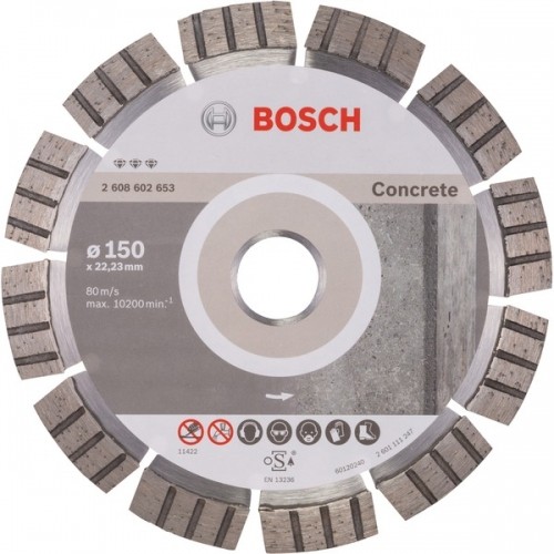 Bosch Diamanttrennscheibe Best for Concrete, Ø 150mm image 1
