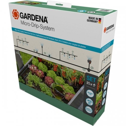 Gardena Micro-Drip-System Tropfbewässerung Set Hochbeet/Beet, 35 Pflanzen, Tropfer image 1