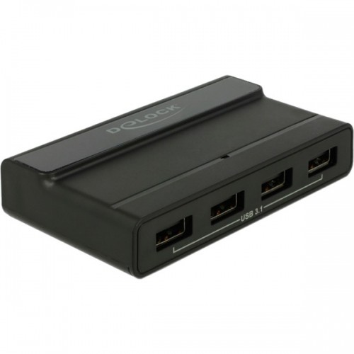 Delock Externer USB 3.2 Gen 2 4 PortHub 10Gbps, USB-Hub image 1